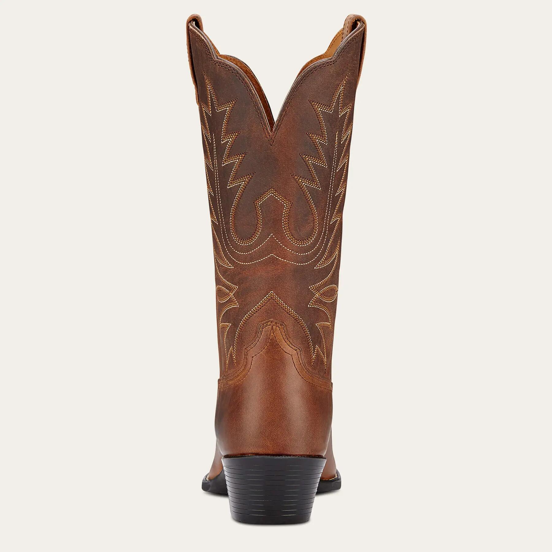 Bottes western en cuir femme Ariat Heritage R Toe 3/6