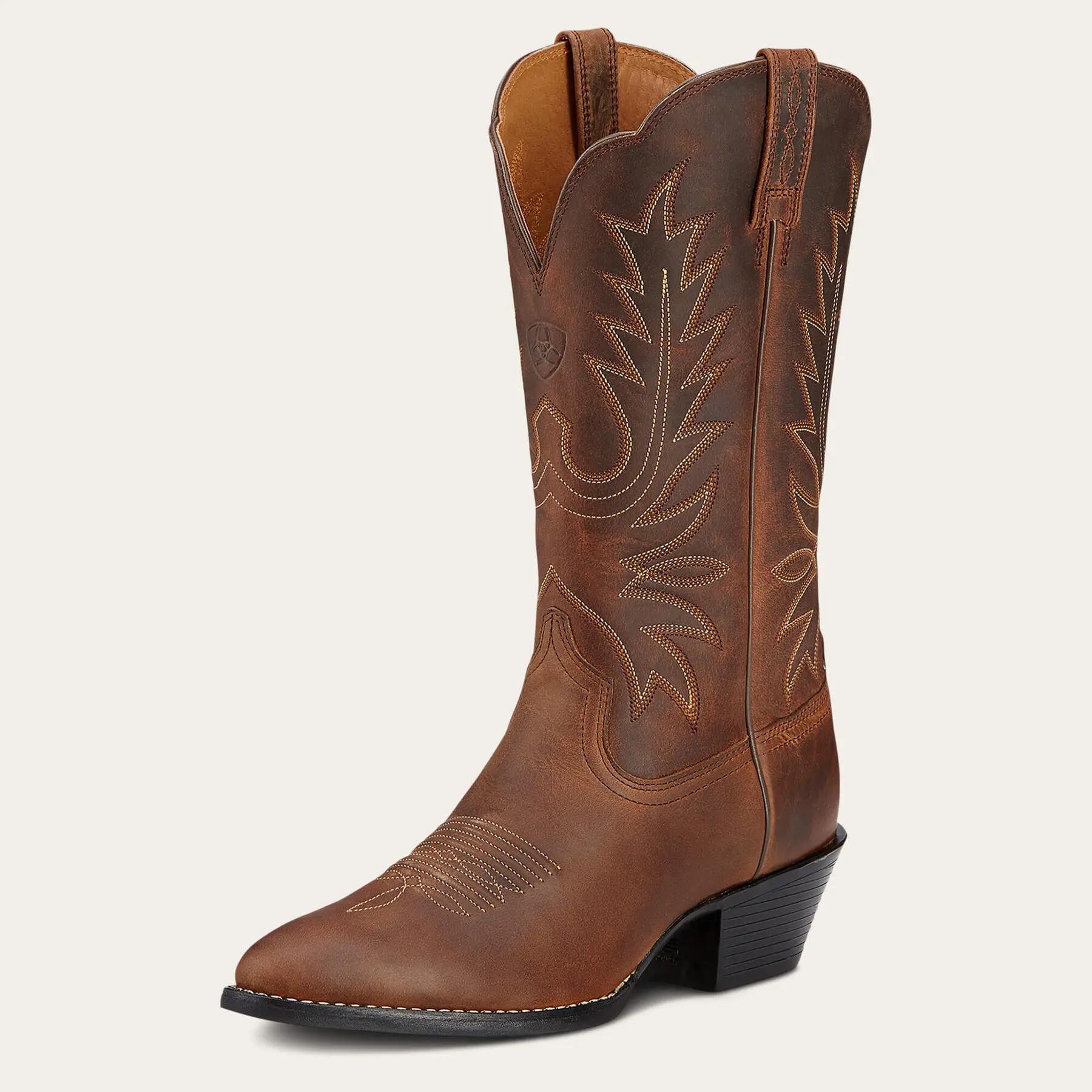 Bottes western en cuir femme Ariat Heritage R Toe 2/6