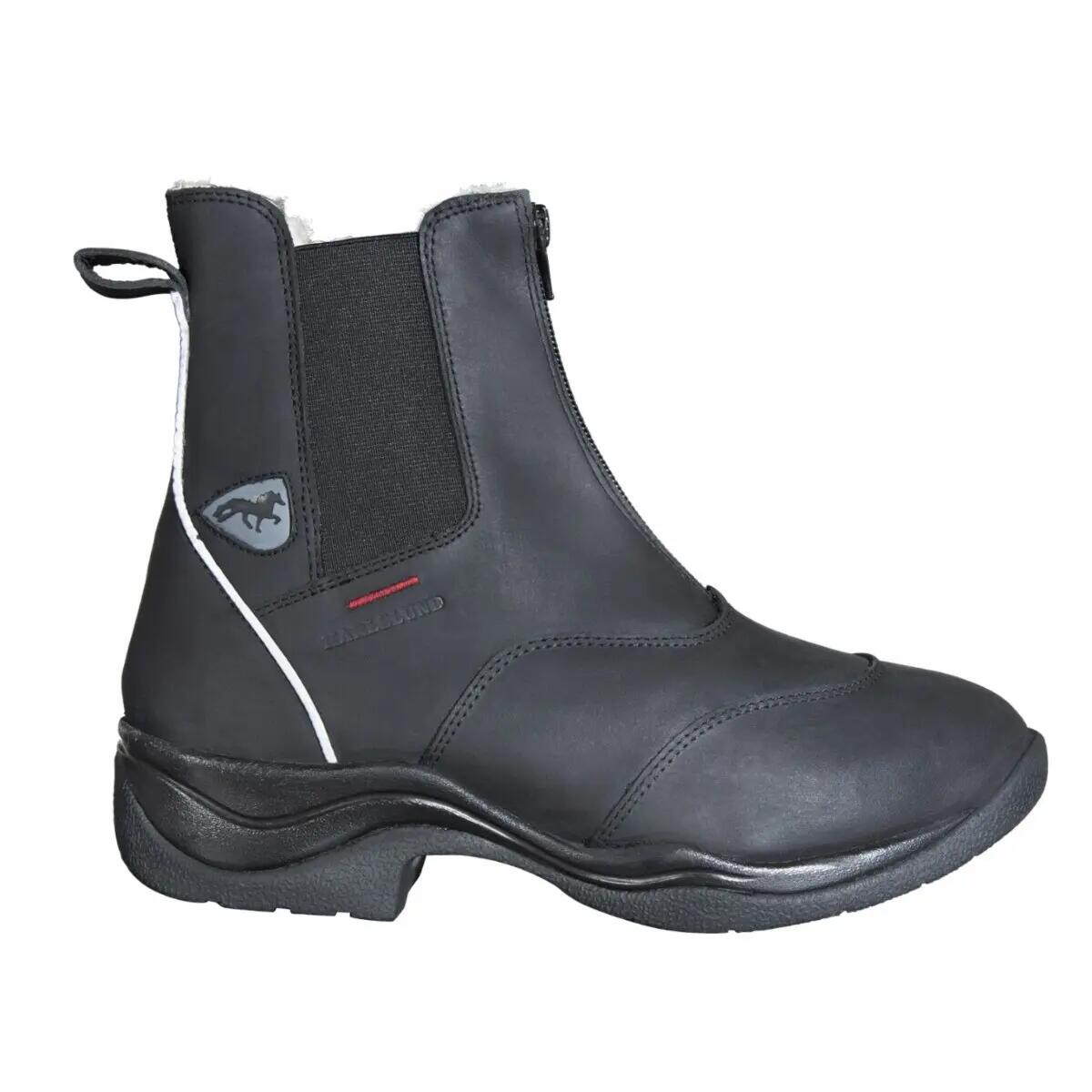 Damskie zimowe buty jeździeckie ze skóry jagnięcej Karlslund