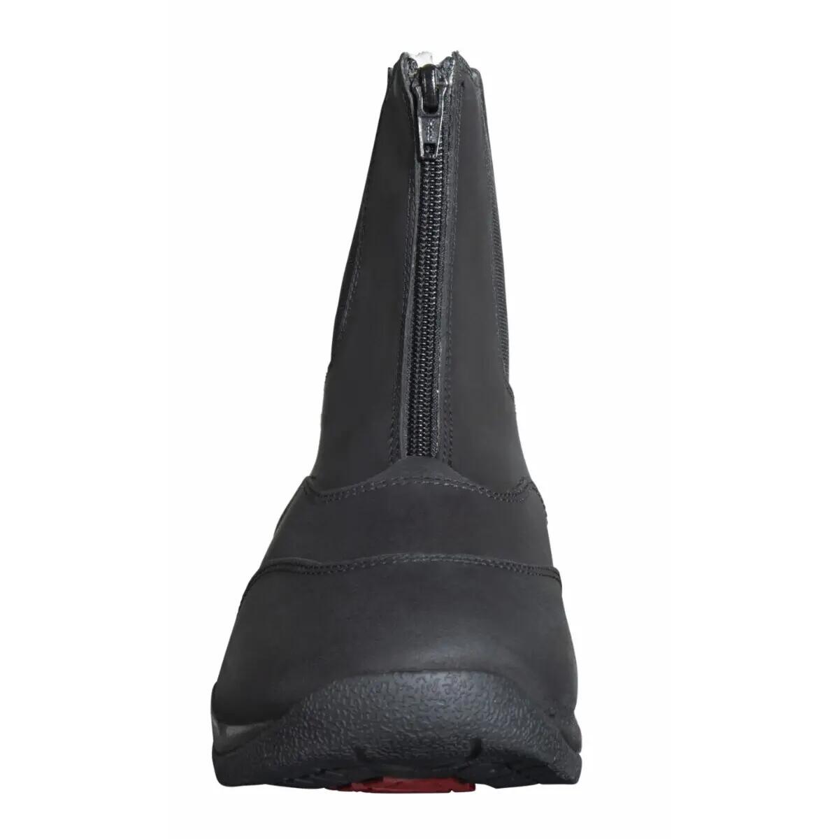 Boots d'équitation hiver en cuir d'agneau femme Karlslund 4/5
