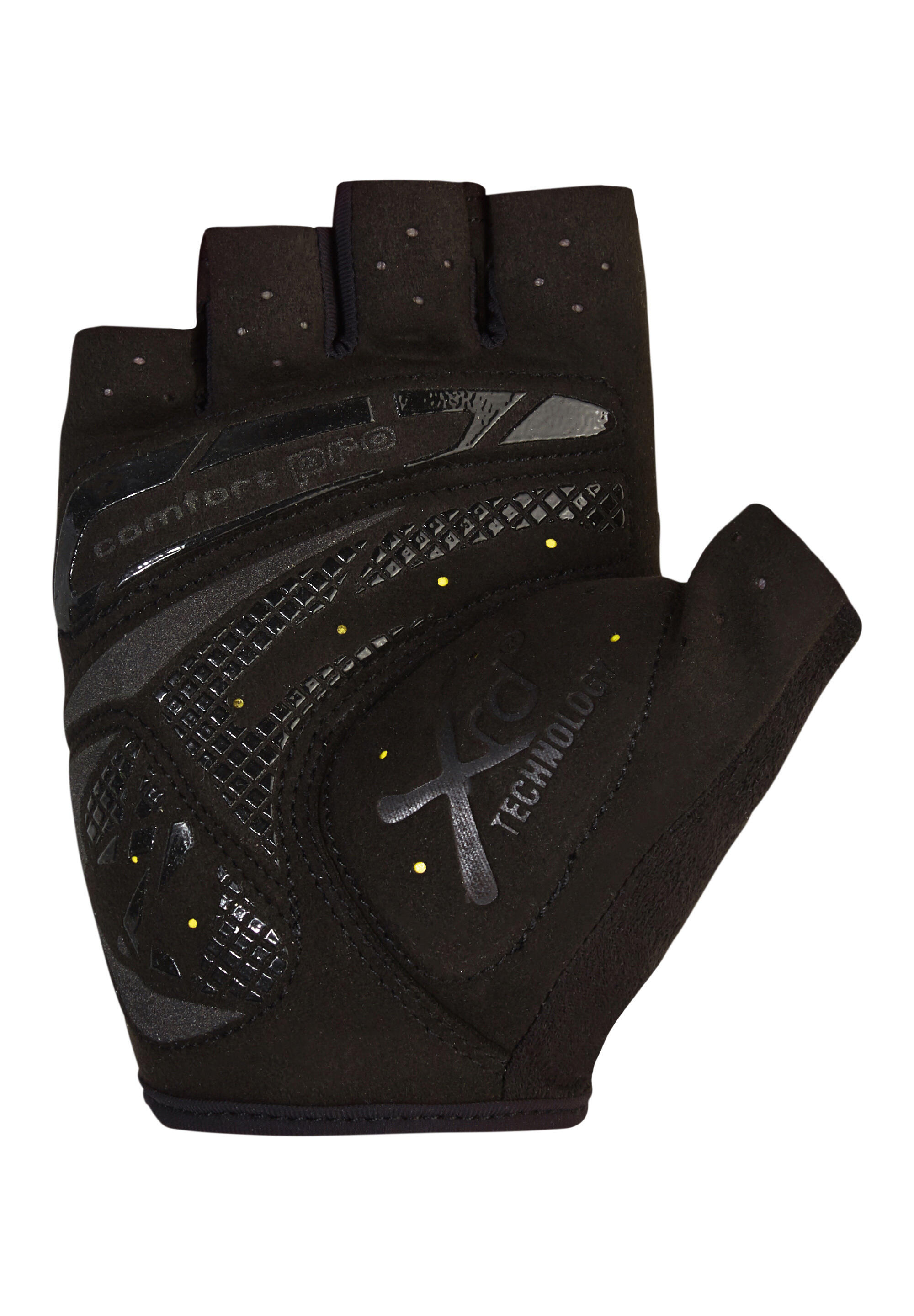 Gants de vélo antidérapants été homme taille 11 - Ziener Canso noir 3/3