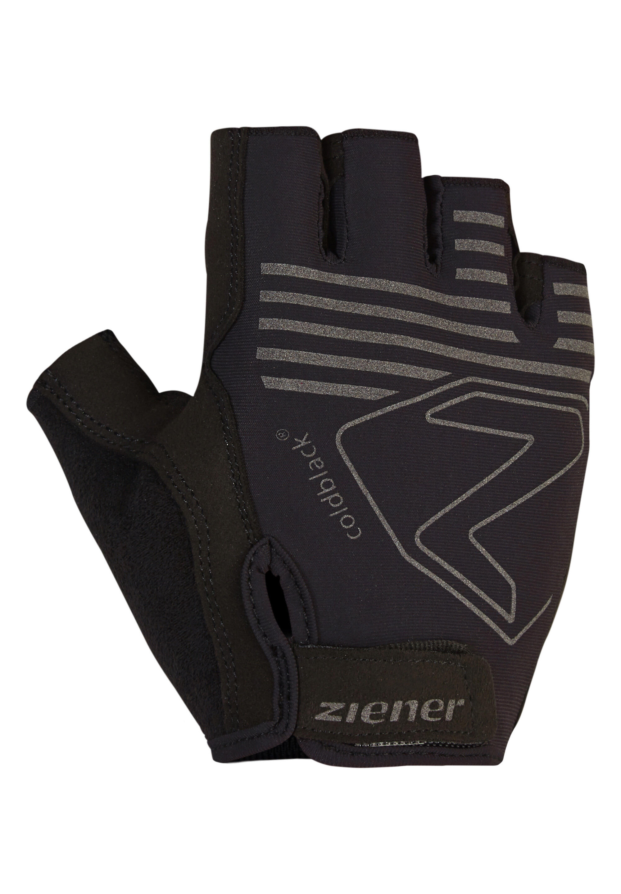 Gants de vélo antidérapants été homme taille 11 - Ziener Canso noir 2/3