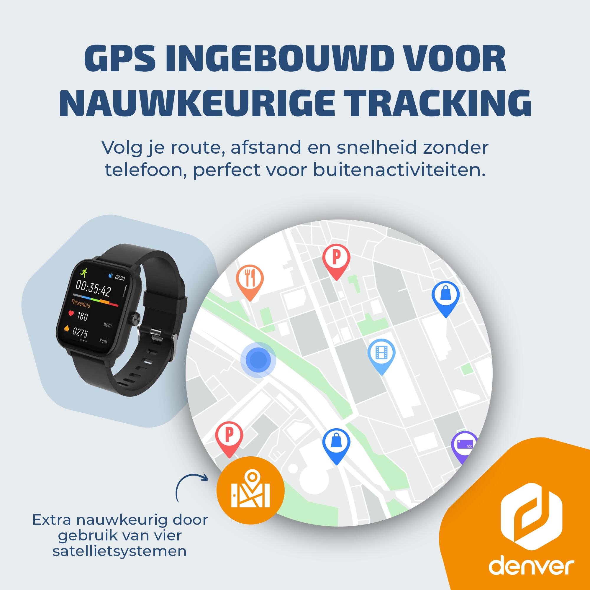 Smartwatch - Hartslagmeter - 130+ Sportmodi - GPS tracking - SWG155B 3/7