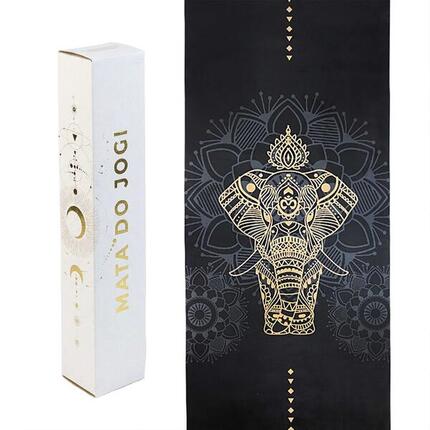 Mata do jogi zamszowa Fit.me Słoń 4mm