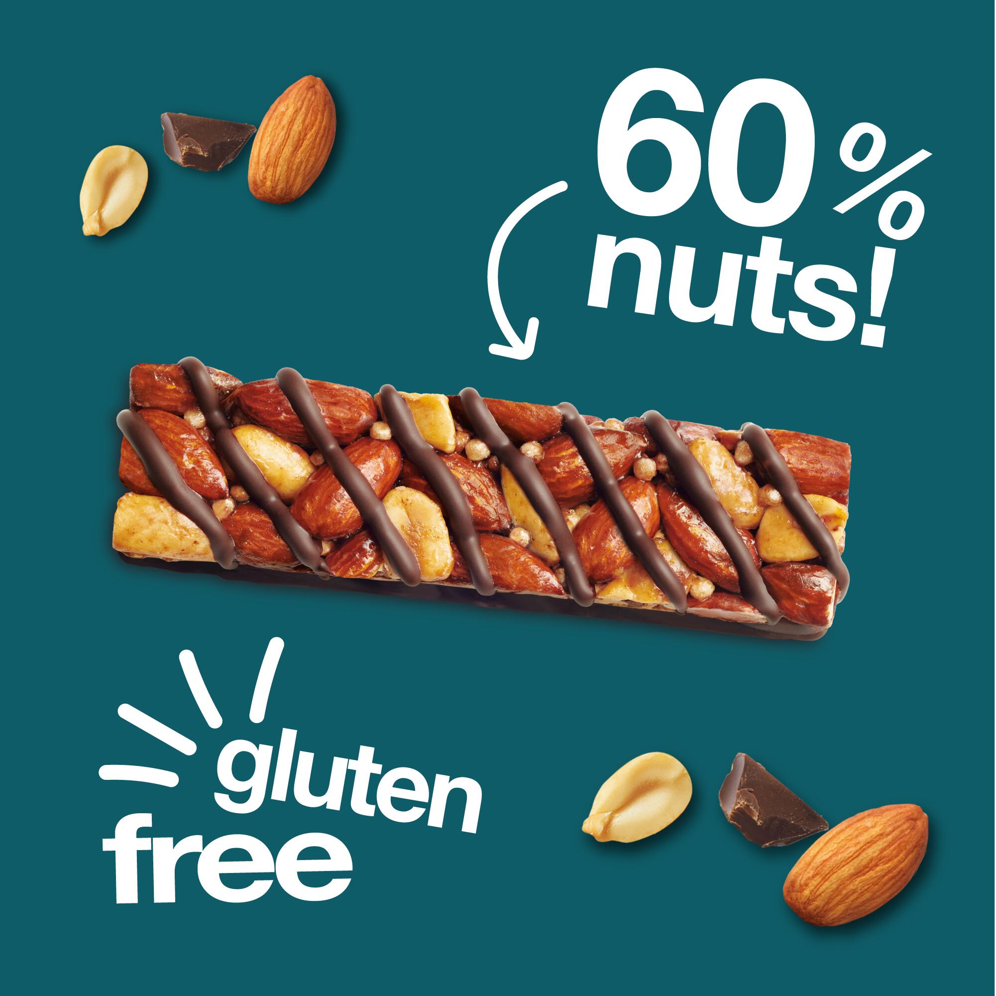 Barretta cioccolato fondente sale marino senza glutine - Dark Chocolate Nuts & S 3/6
