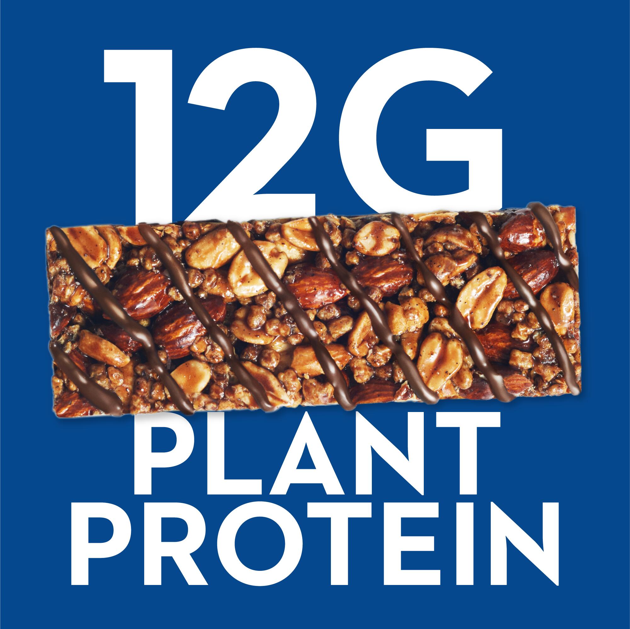 Snackreep eiwitrijk pure chocolade noten - Protein Double Dark Choc Nut 3/5