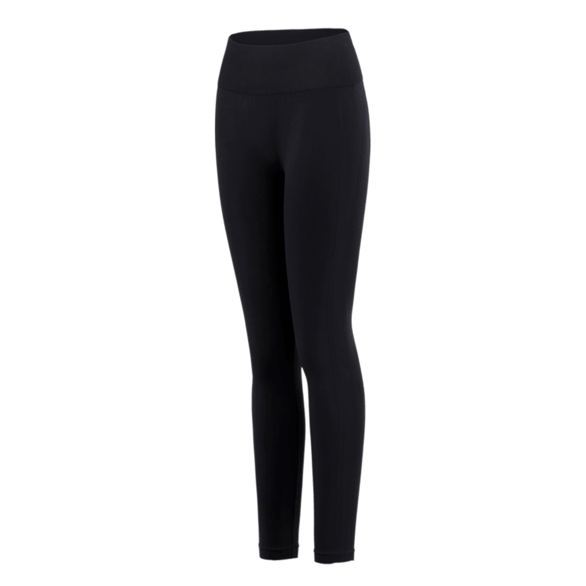 Legging Motif/style Uni DON´T SWEAT IT Femme (Noir) 3/4