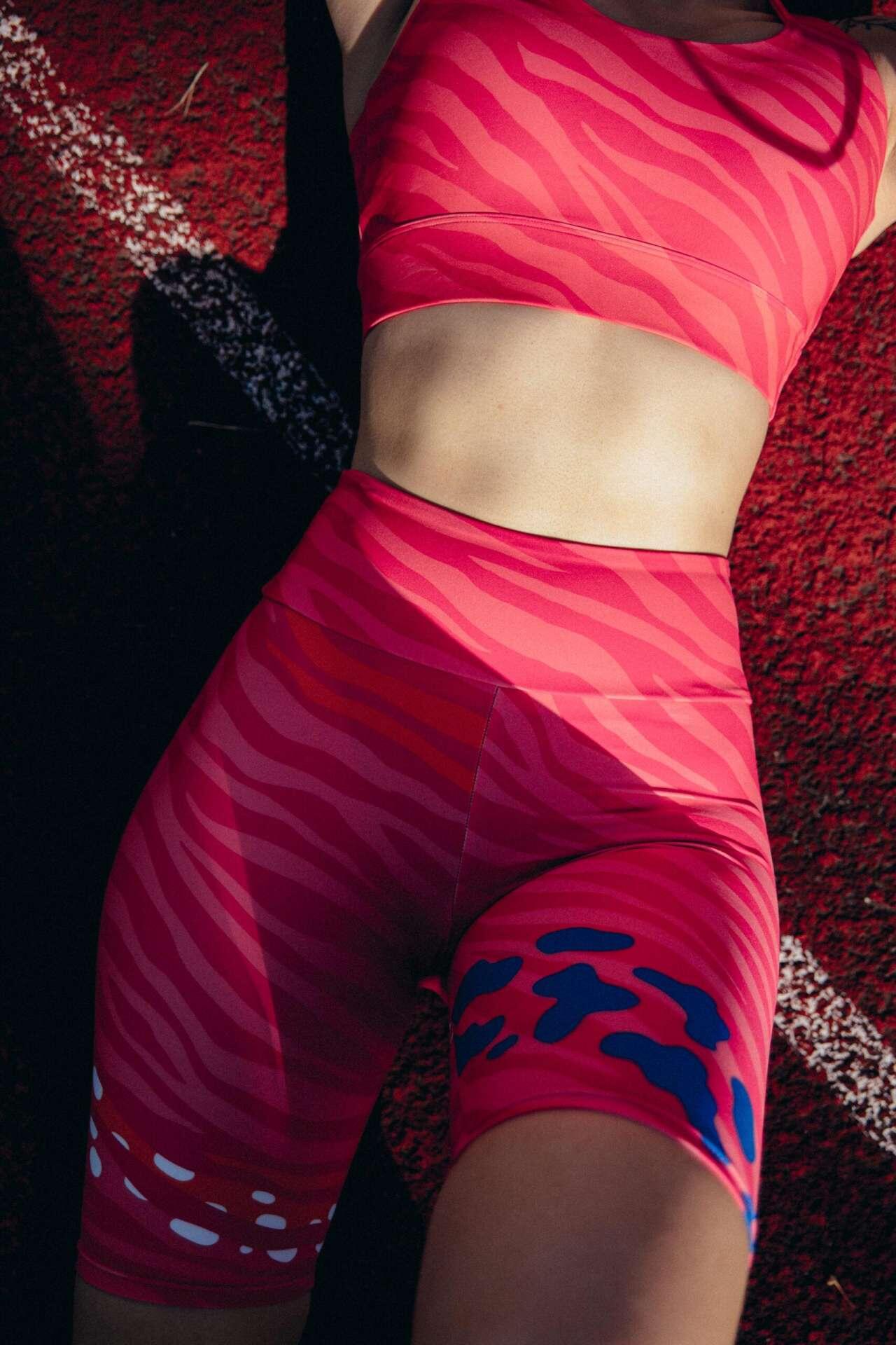 Legginsy sportowe damskie biker DEEP TRIP Juicy 7/7