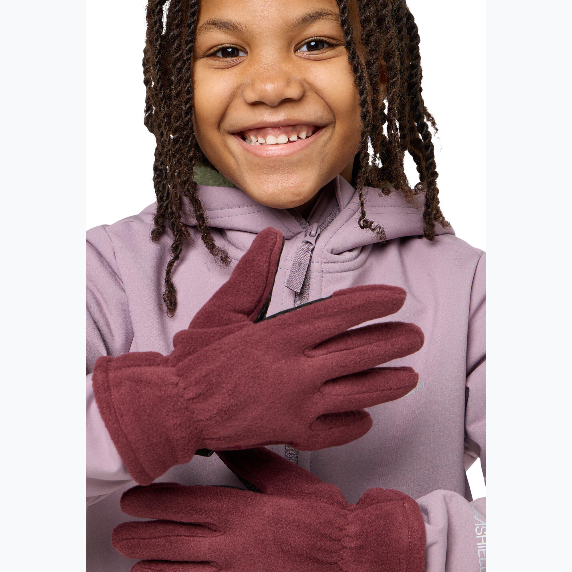 Kinder-Trekkinghandschuhe Jack Wolfskin Fleece Glove | Decathlon