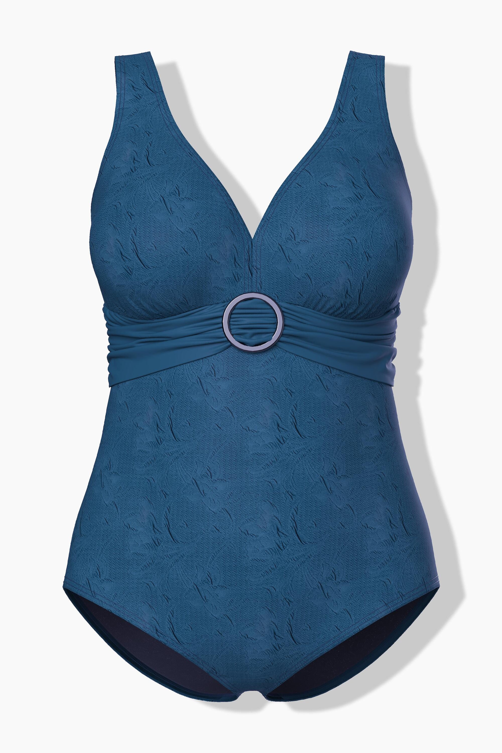 Femme Maillot de bain avec bonnets souples anneau fantaisie et matière recyclée 6/7