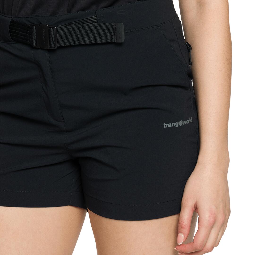 Pantalones cortos para Mujer Trangoworld Ezaro Negro 3/3