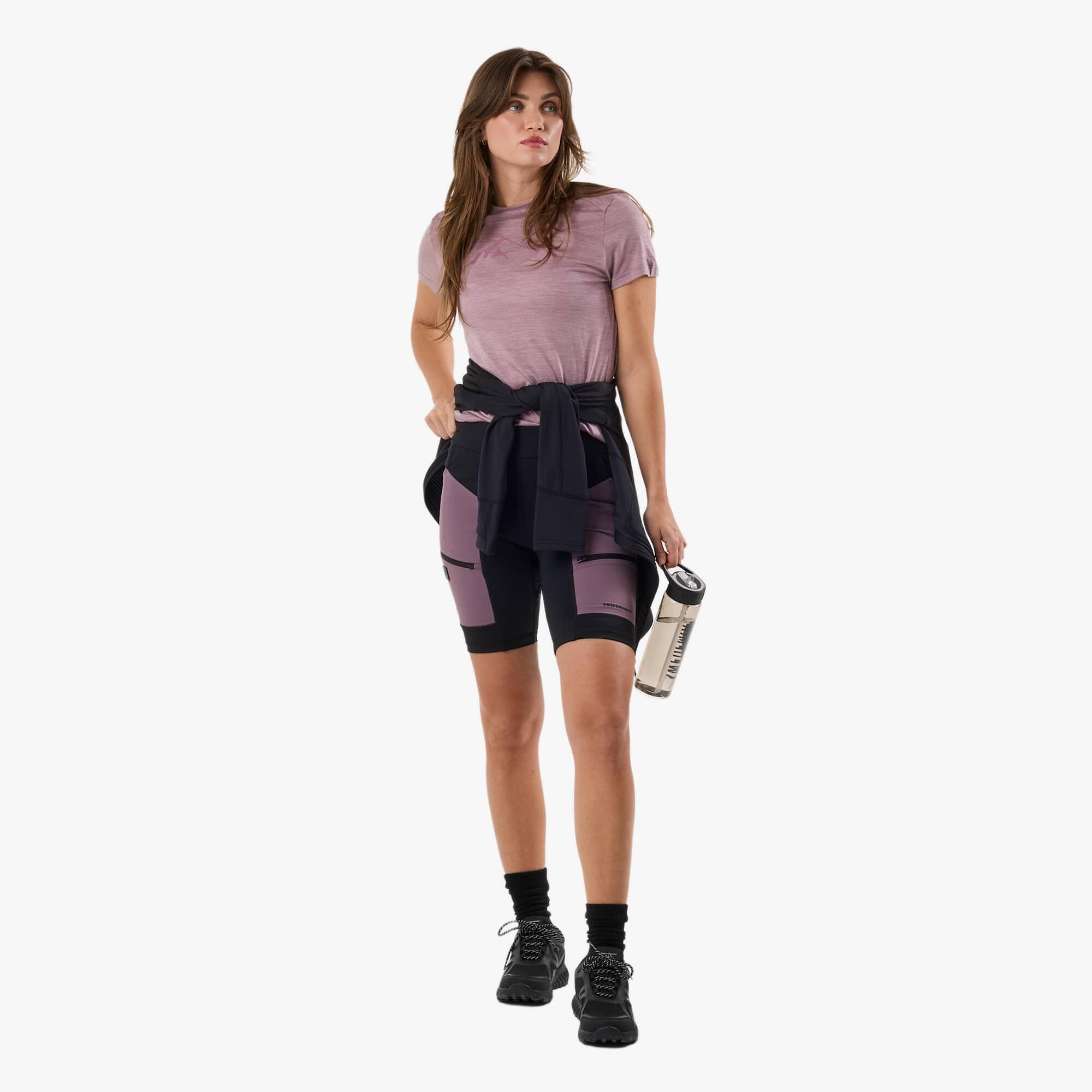 Women hiking outdoor shorts water repellent Trondheim Trekking 3/6