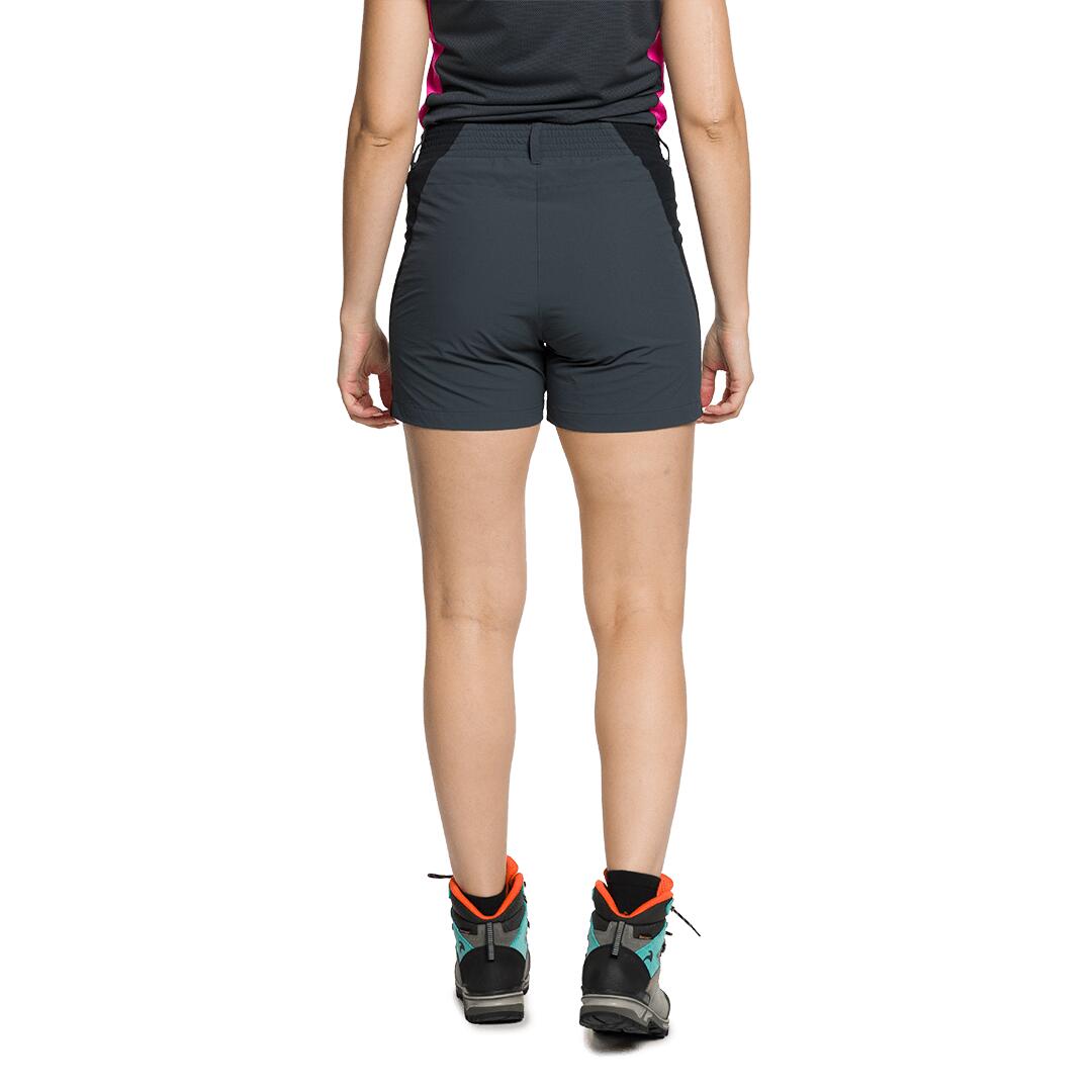 Pantalones cortos para Mujer Trangoworld Brisen Gris/Negro 2/3