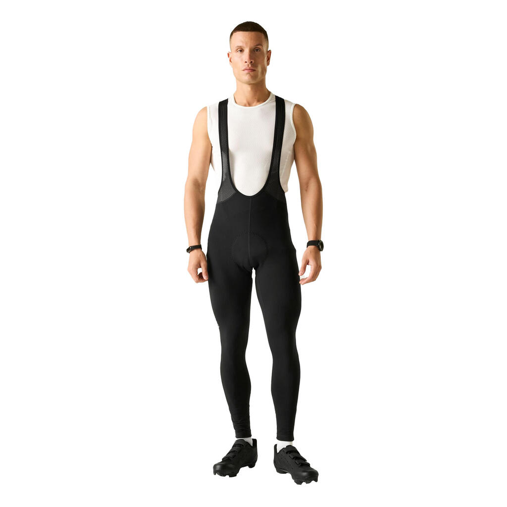 Mens Ultra Bibbled Cycling Bib Shorts (Black)