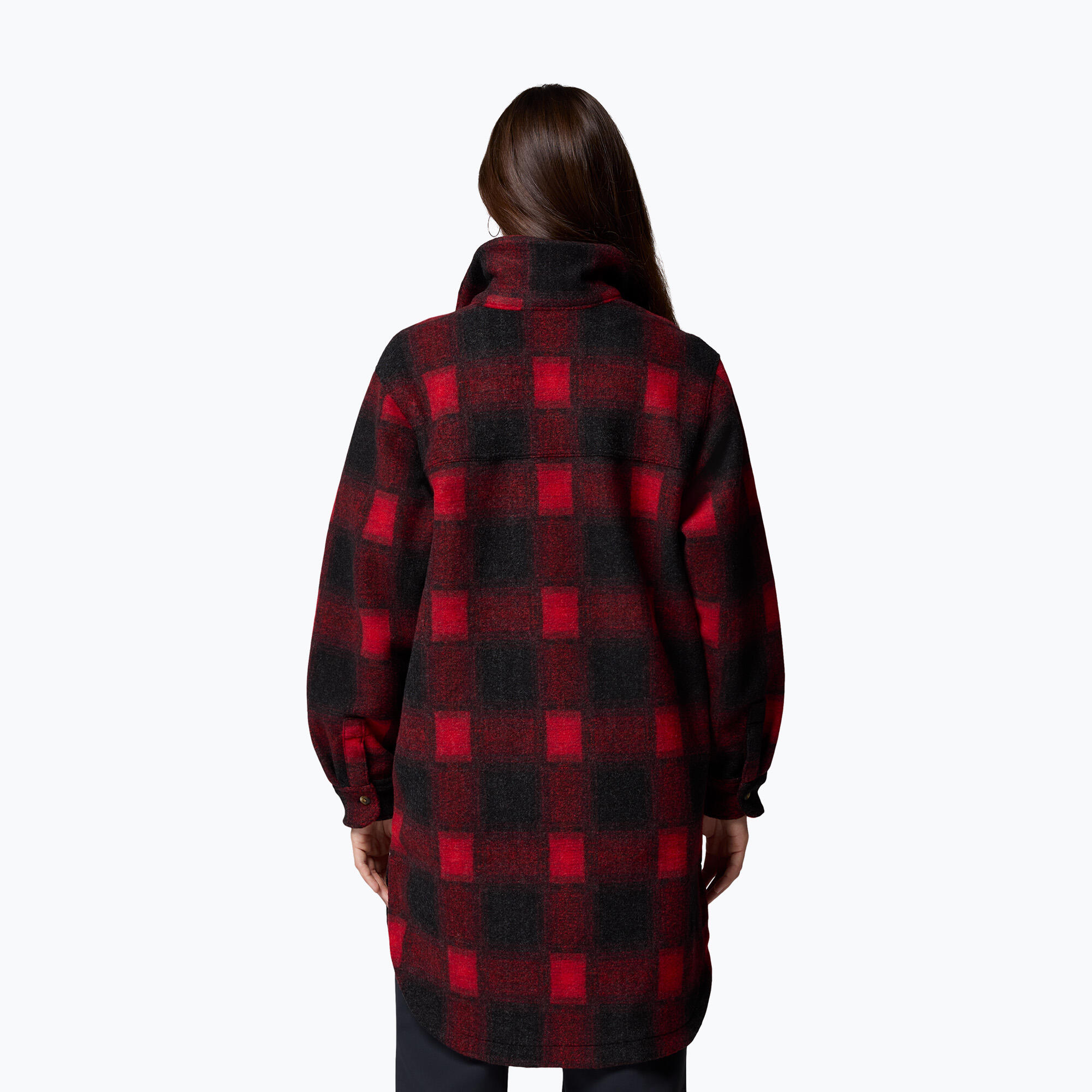 Casaco de lã longo feminino Columbia Wildbest Venture 3/7