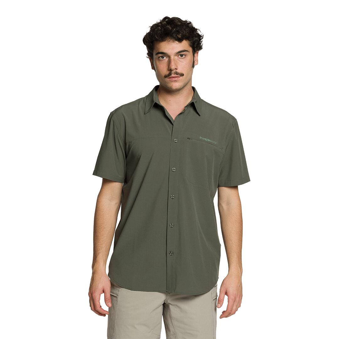 Camisa mangas cortas para Hombre Trangoworld Esera df Verde 2/5