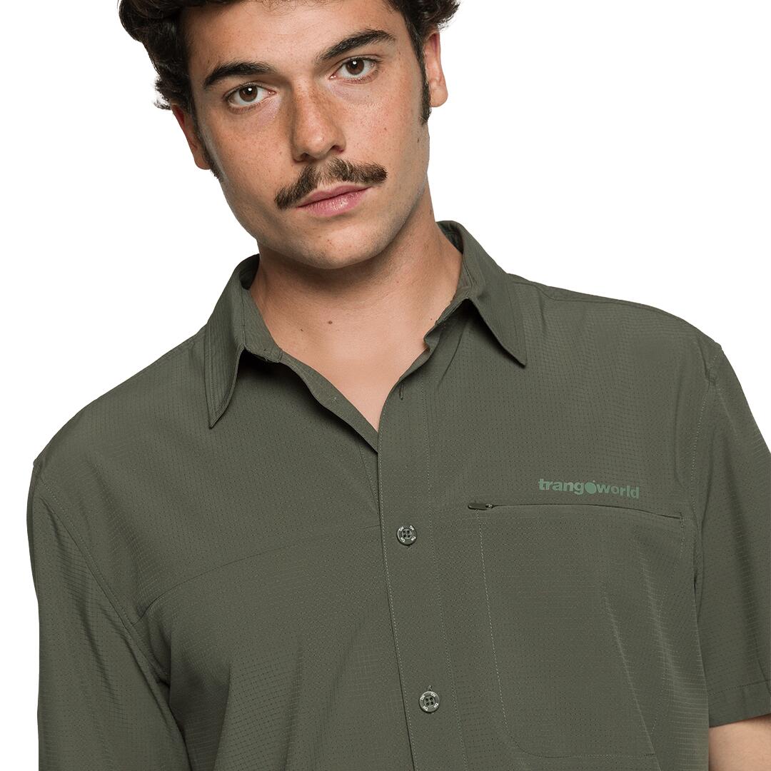 Camisa mangas cortas para Hombre Trangoworld Esera df Verde 5/5