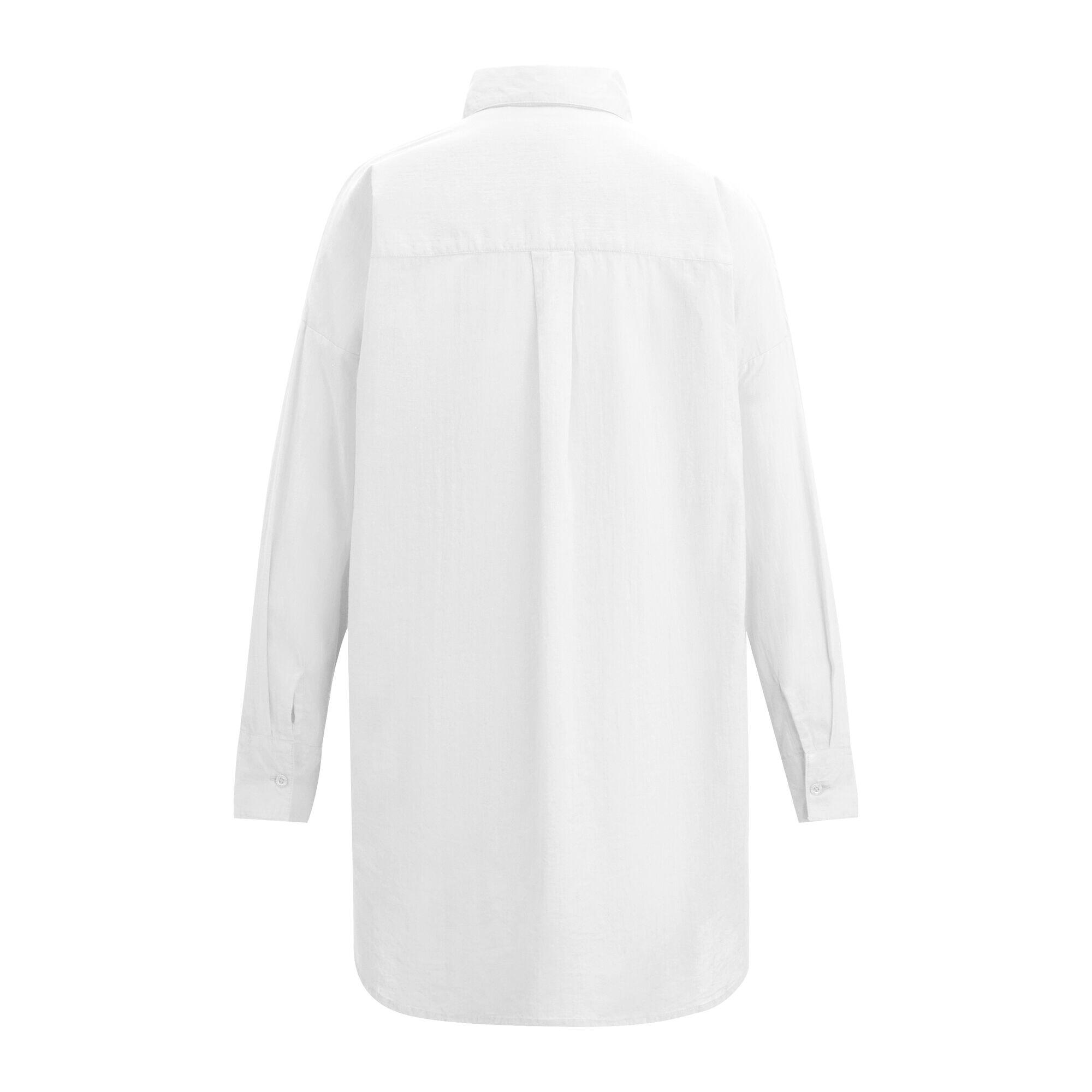 Chemise De Plage Motif/style Uni PRENA COVER UP Femme (Blanc) 2/5