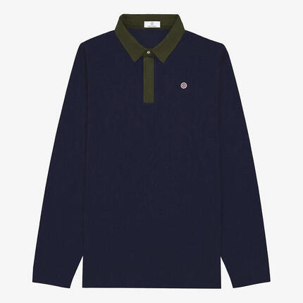 Maillot de rugby Livio en jersey avec bleu marine