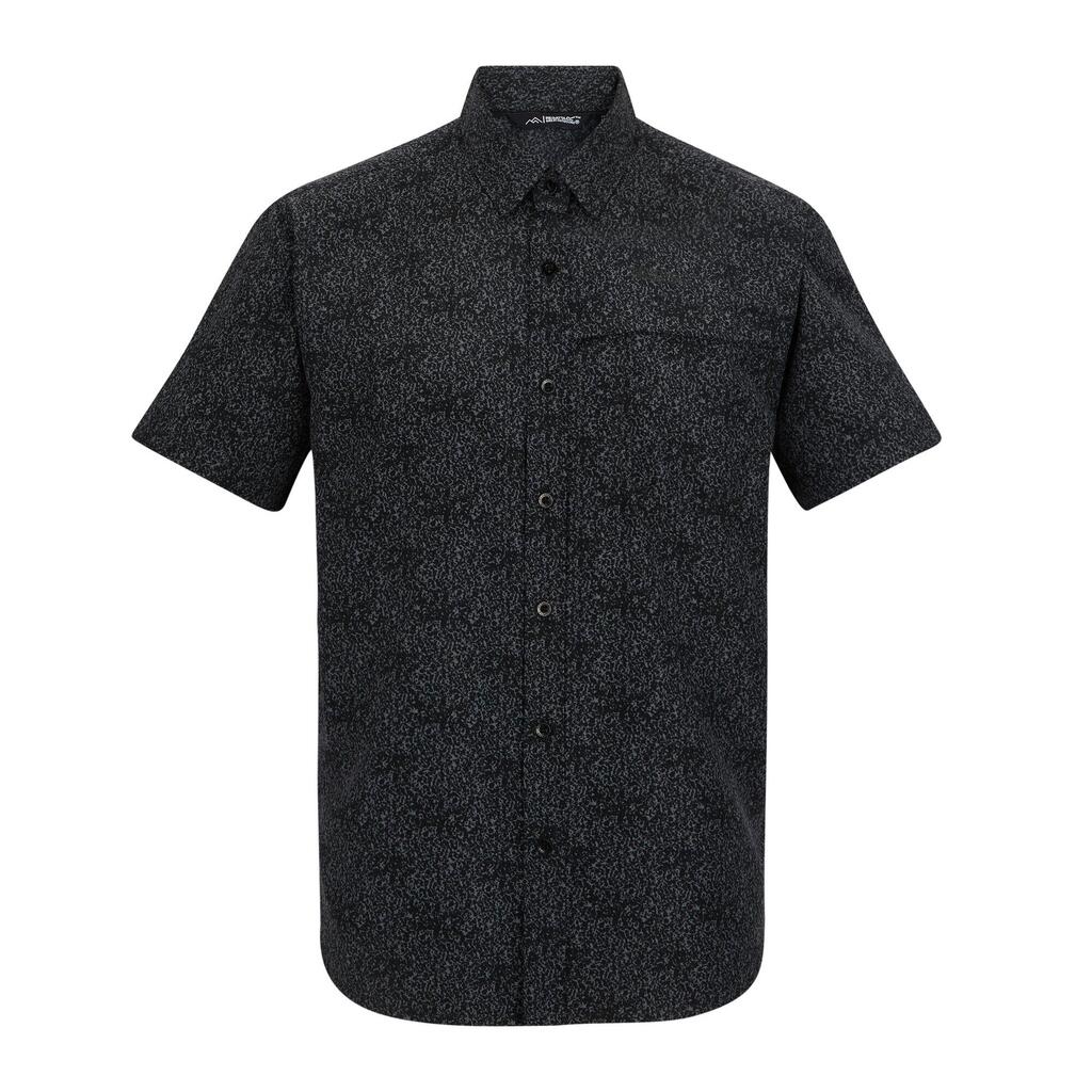 Mens Mindano Textured Shirt (Ash)