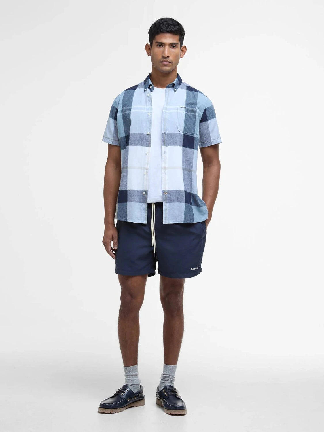 Chemise manches courtes Barbour en lin - Homme 5/5
