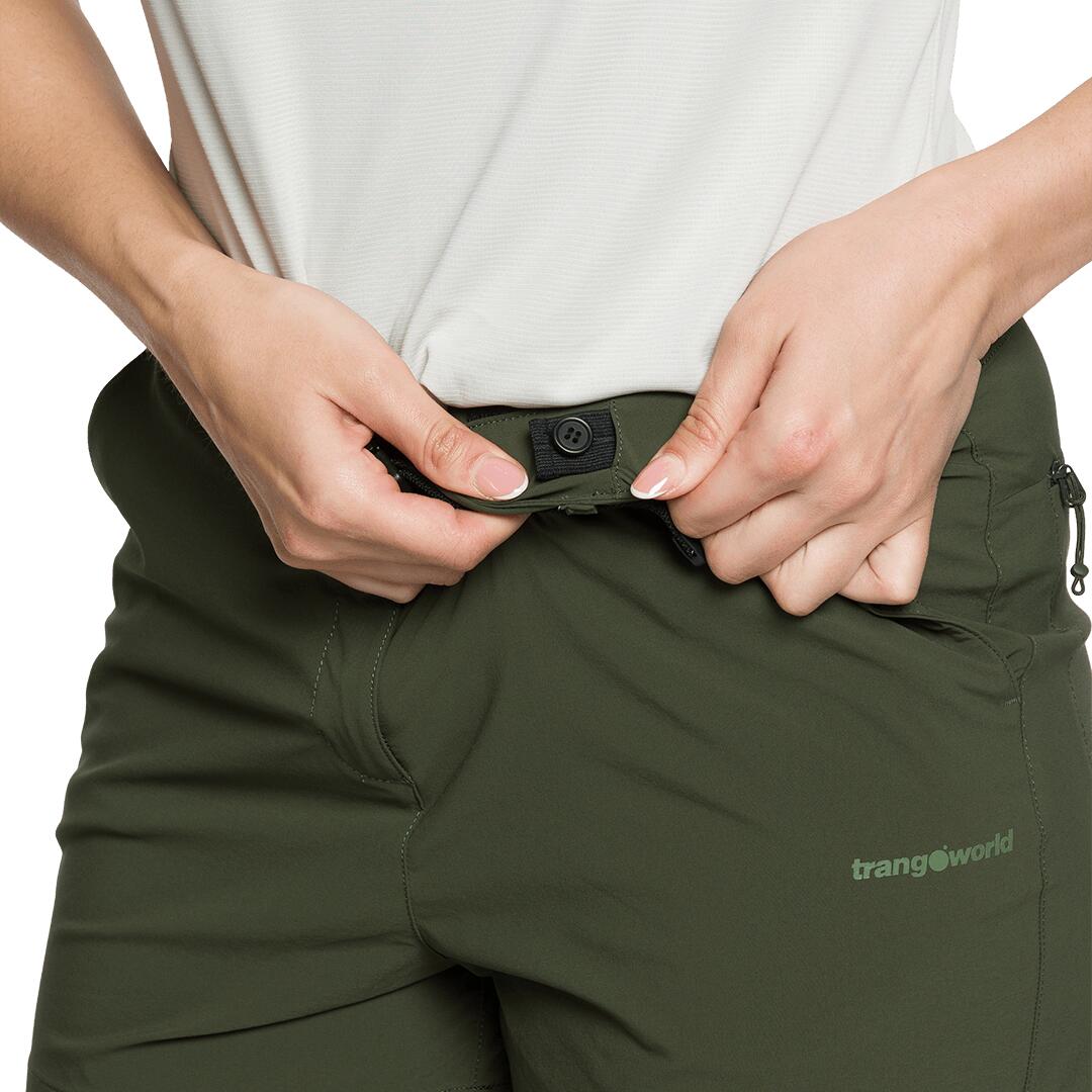 Pantalones cortos para Mujer Trangoworld Ezaro Verde 5/5