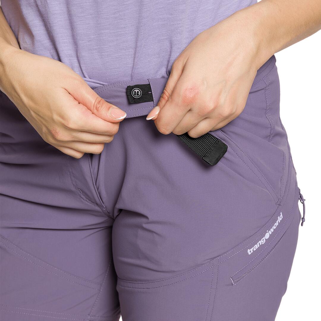 Pantalones cortos para Mujer Trangoworld Yittu v02 Morado 5/6