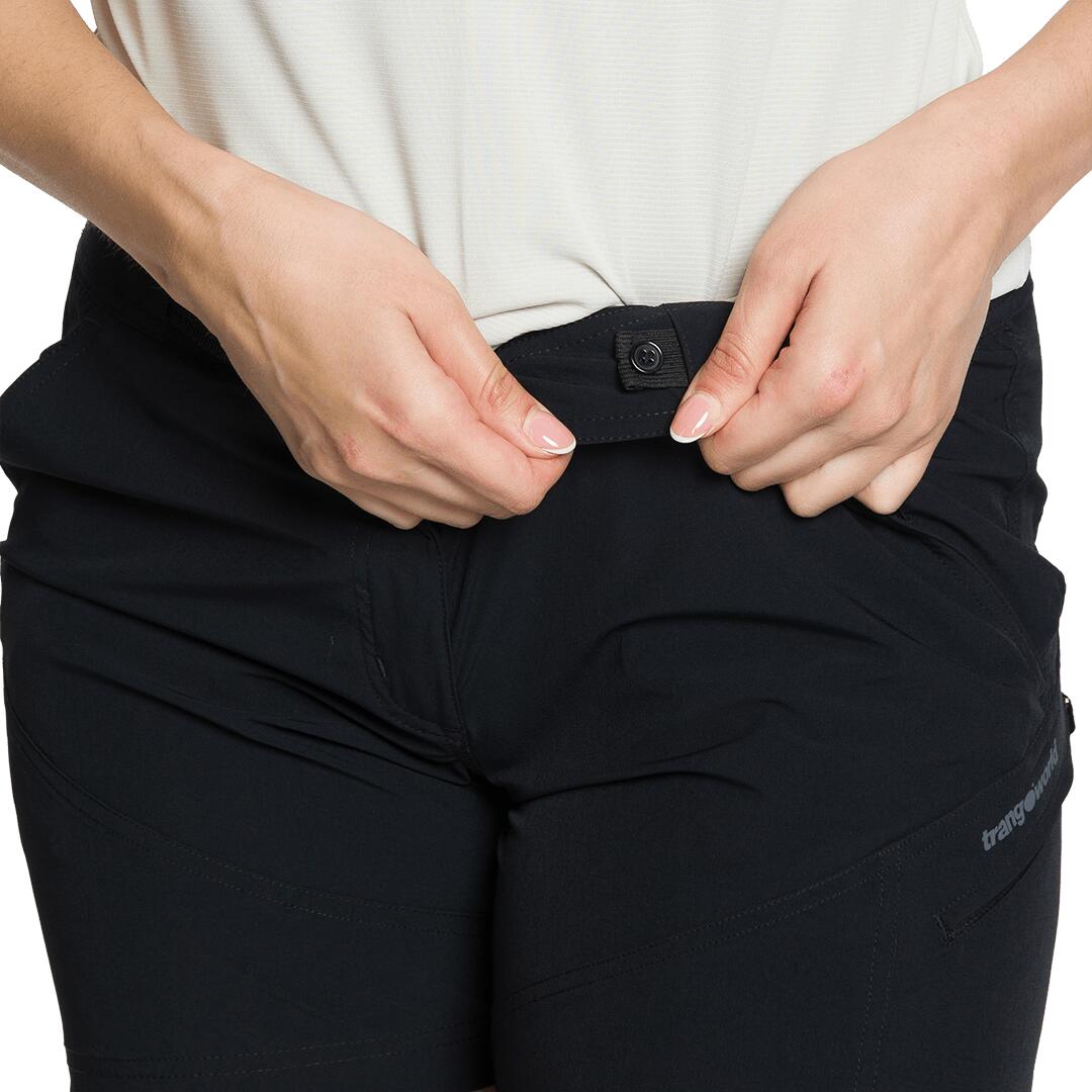 Pantalones cortos para Mujer Trangoworld Yittu v02 Negro 6/7