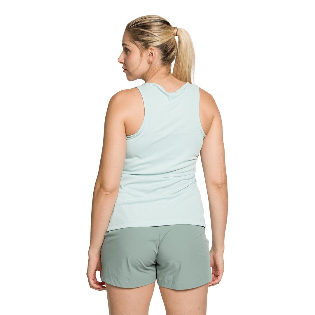 Camiseta sin mangas para Mujer Trangoworld Bedan Azul 3/4