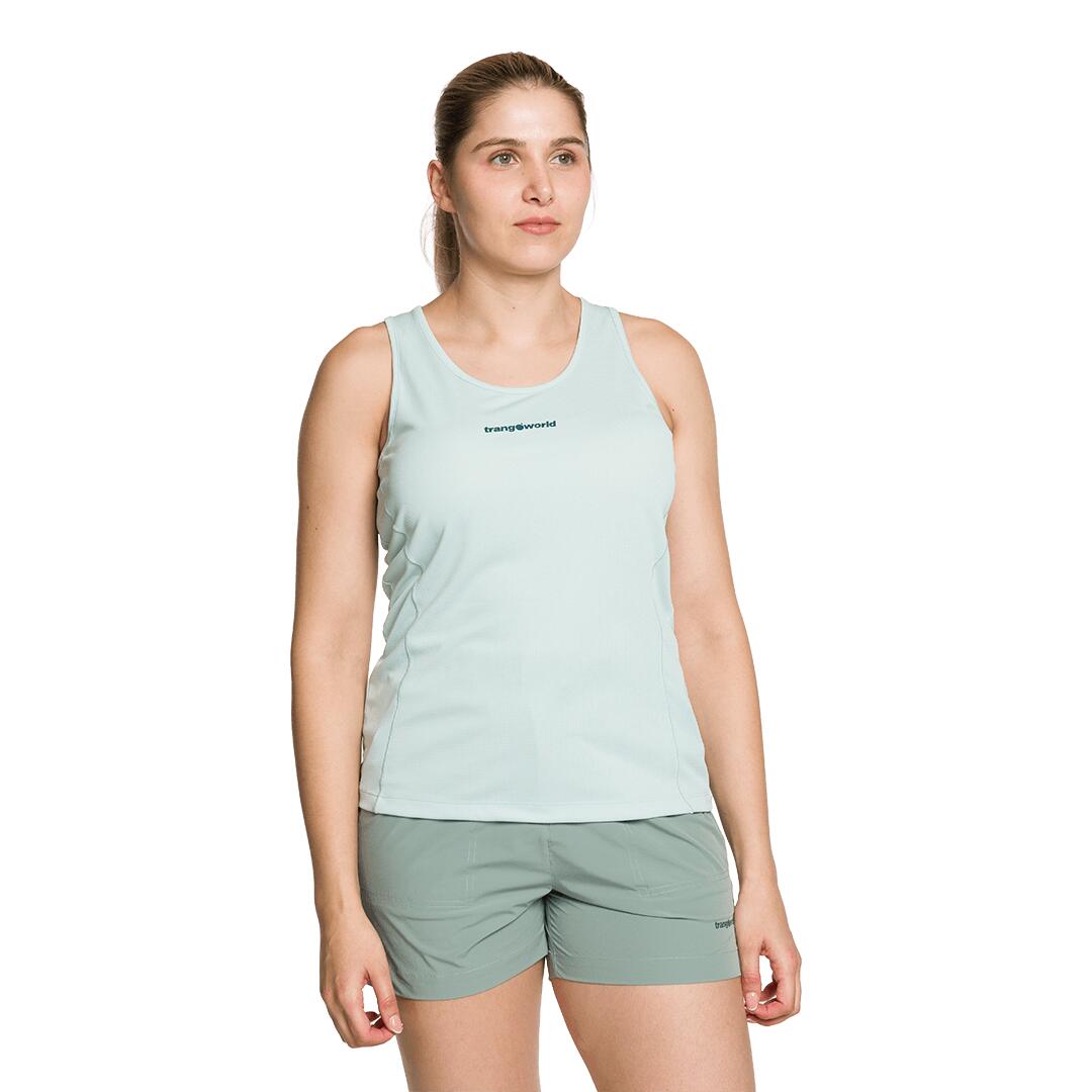 Camiseta sin mangas para Mujer Trangoworld Bedan Azul 2/4
