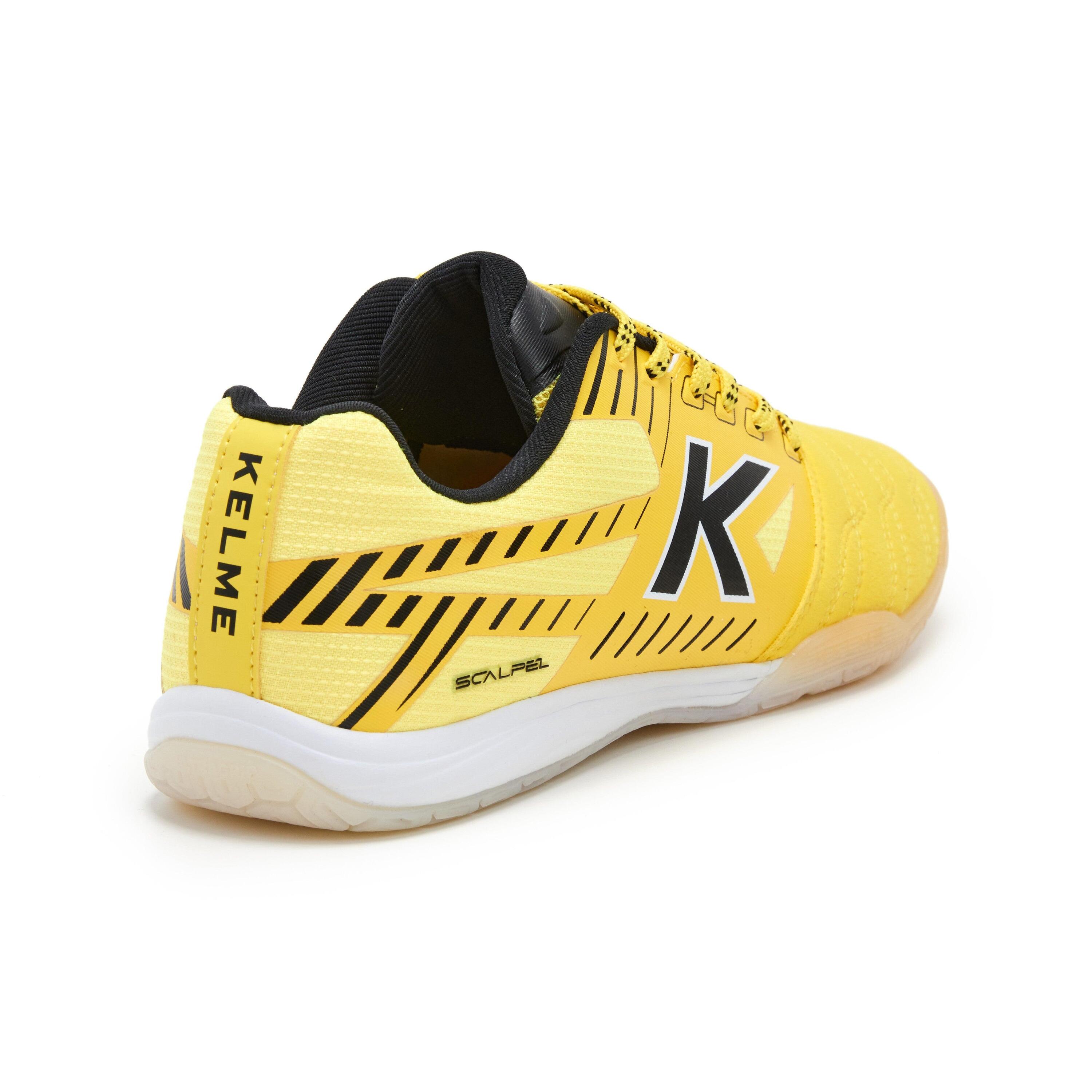 Kelme Zapatilla De Fútbol Sala Scalpel Amarillo Unisex 3/6