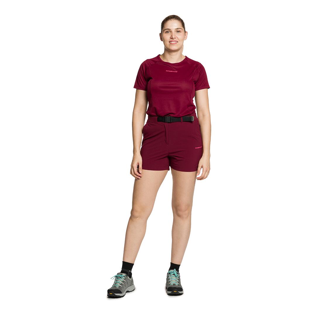 Pantalones cortos para Mujer Trangoworld Ezaro Rojo 7/7