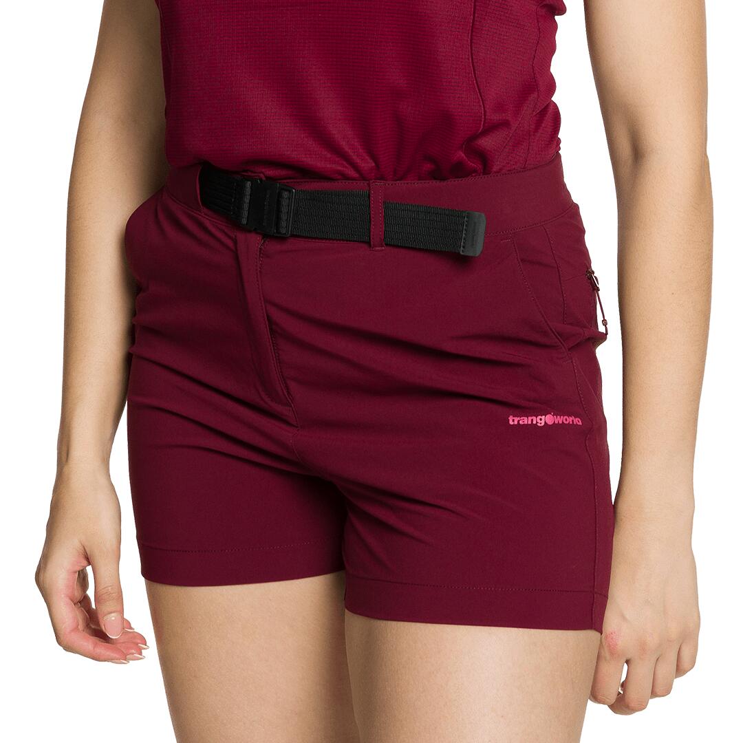 Pantalones cortos para Mujer Trangoworld Ezaro Rojo 5/7