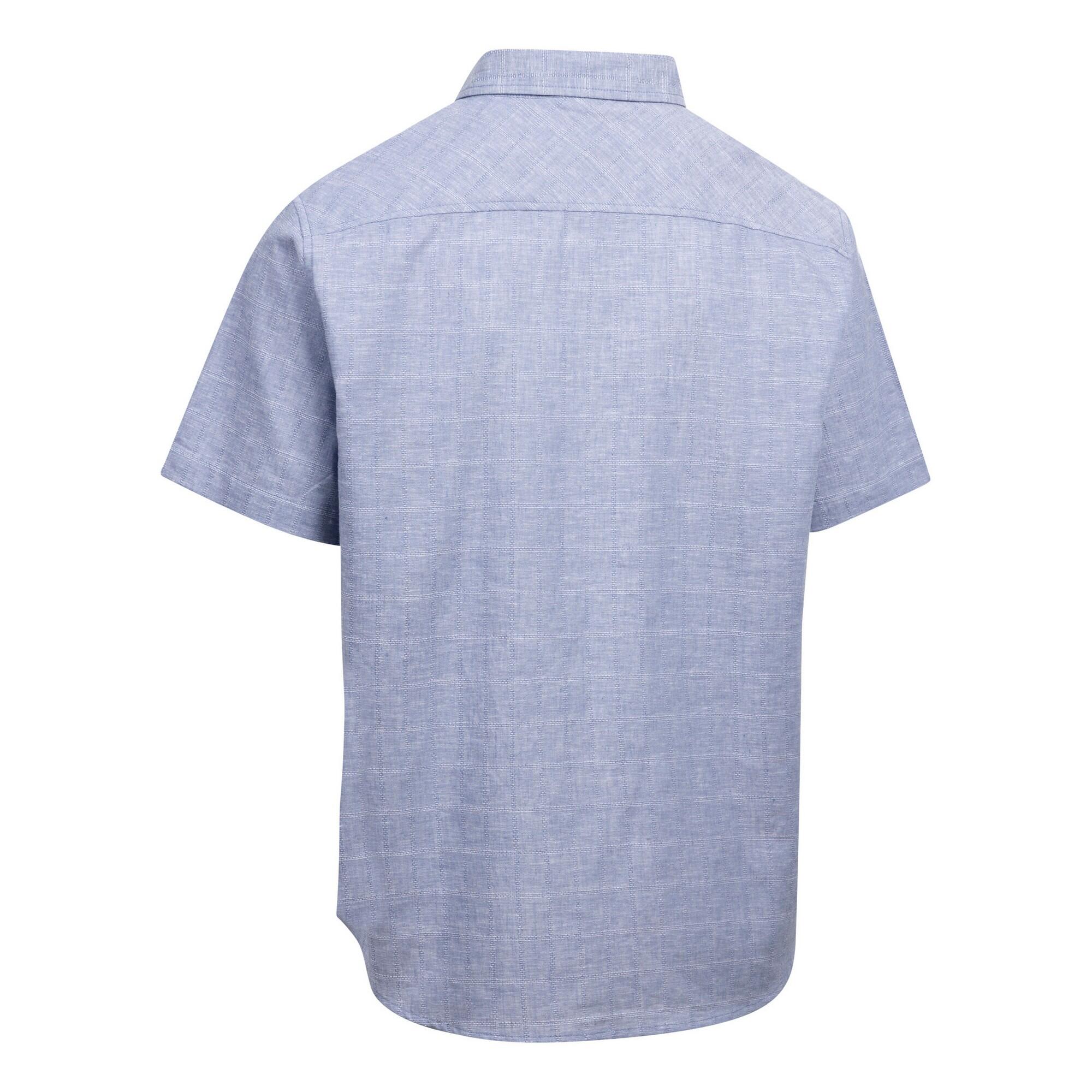 Camicia Maniche Corte Uomo Trespass Lenard Foschia Blu 2/5