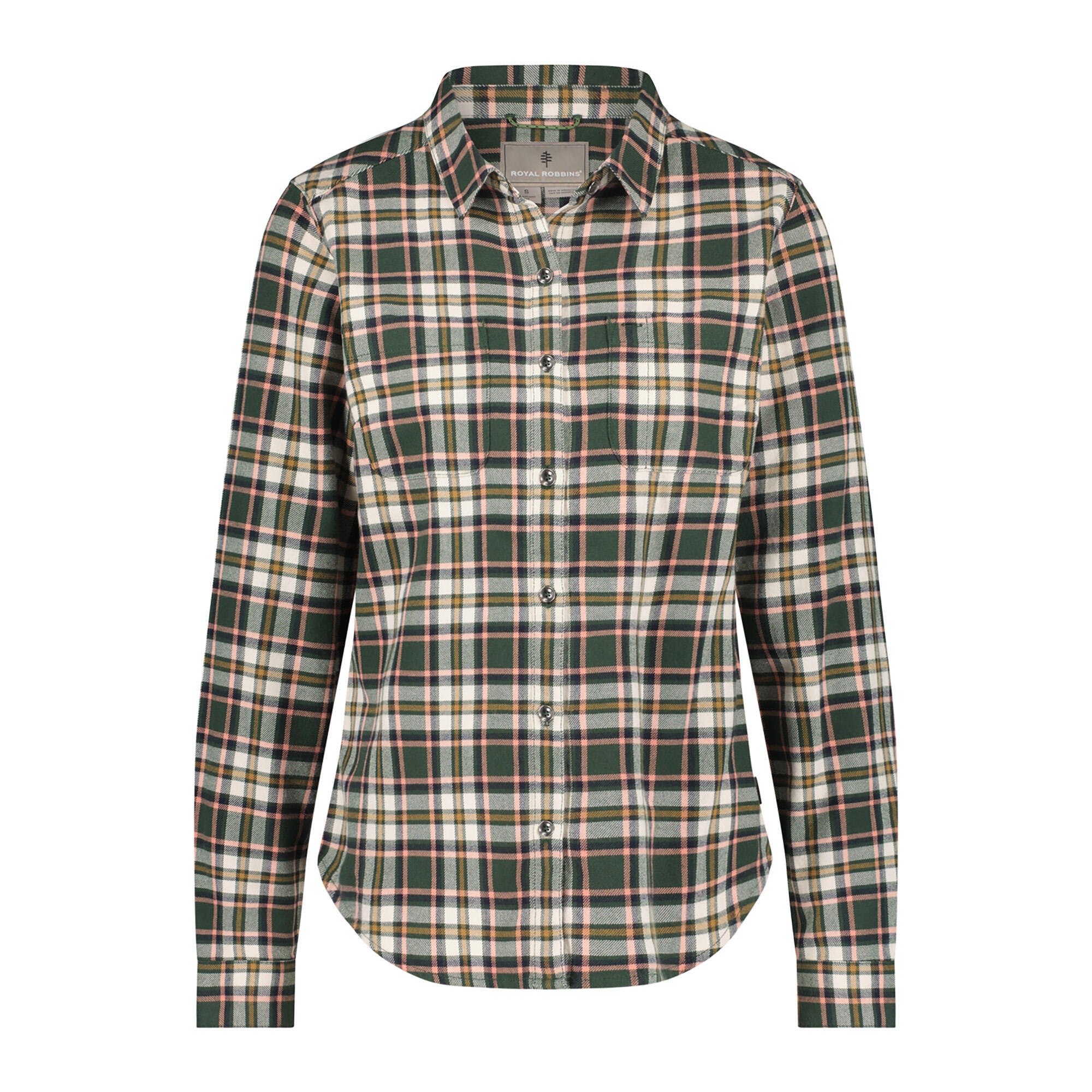 Camisa feminina Royal Robbins Lieback Flanela de Algodão Orgânico 2/2
