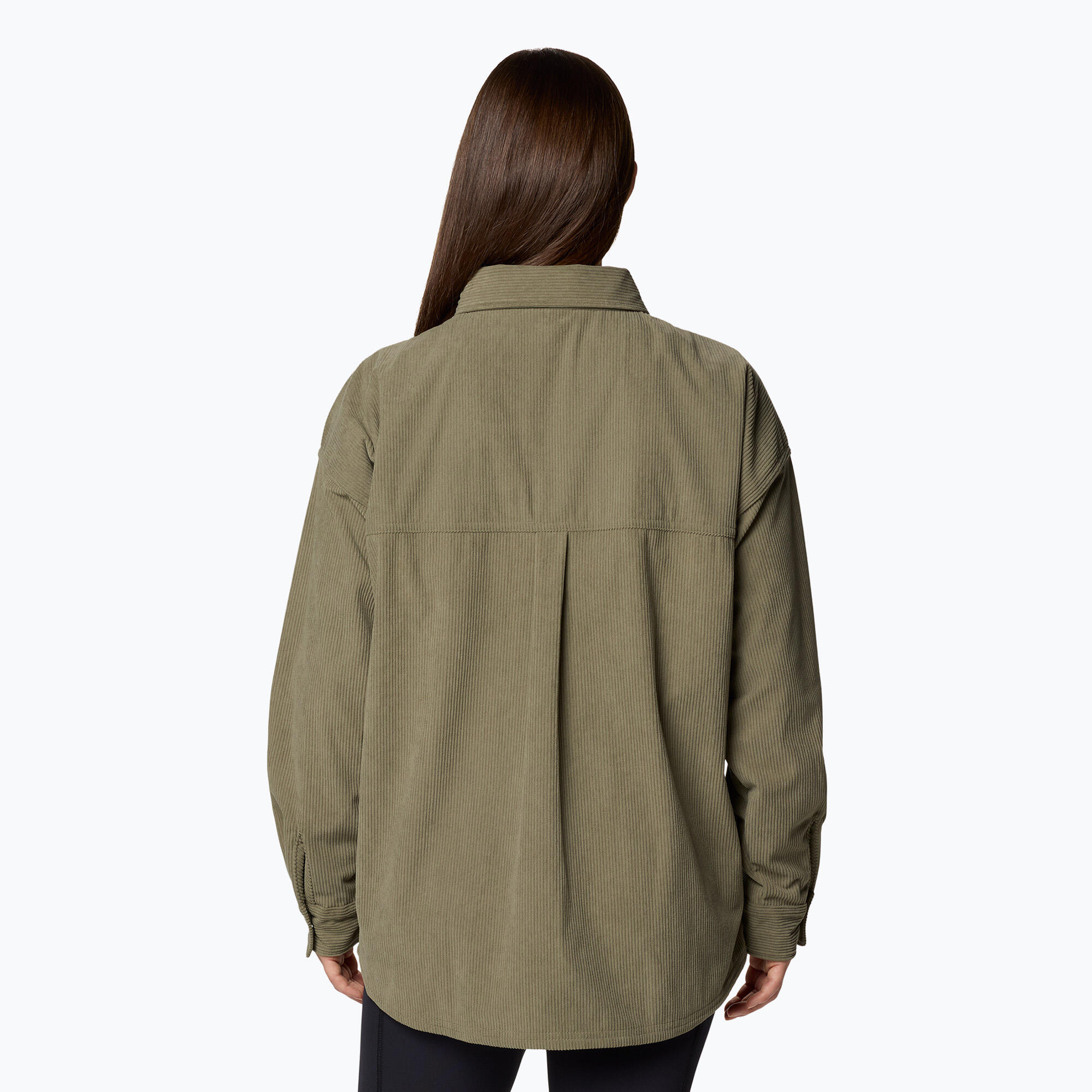 Camisa feminina Columbia Blue Point Creek Corduroy 3/4