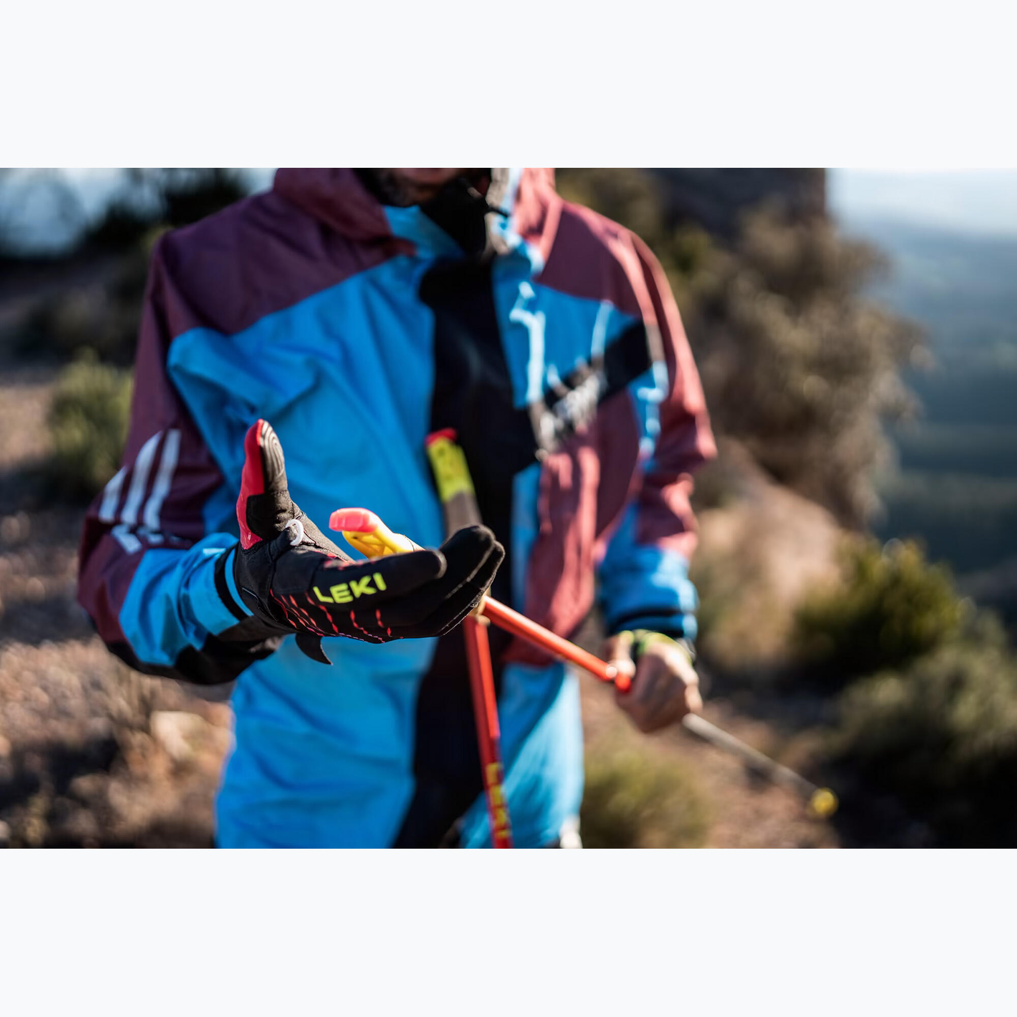 Guanti per nordic walking LEKI Ultra Trail Storm Shark 5/7