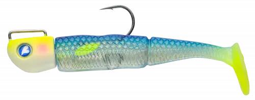 Gummiköder - BLUE BLUE – Jolmoore (#02 - Boatside Blue, 7.5 cm)
