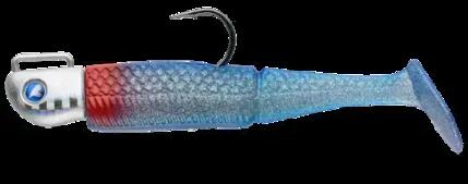 Gummiköder - BLUE BLUE – Jolmoore (#02 - Boatside Blue, 7.5 cm)
