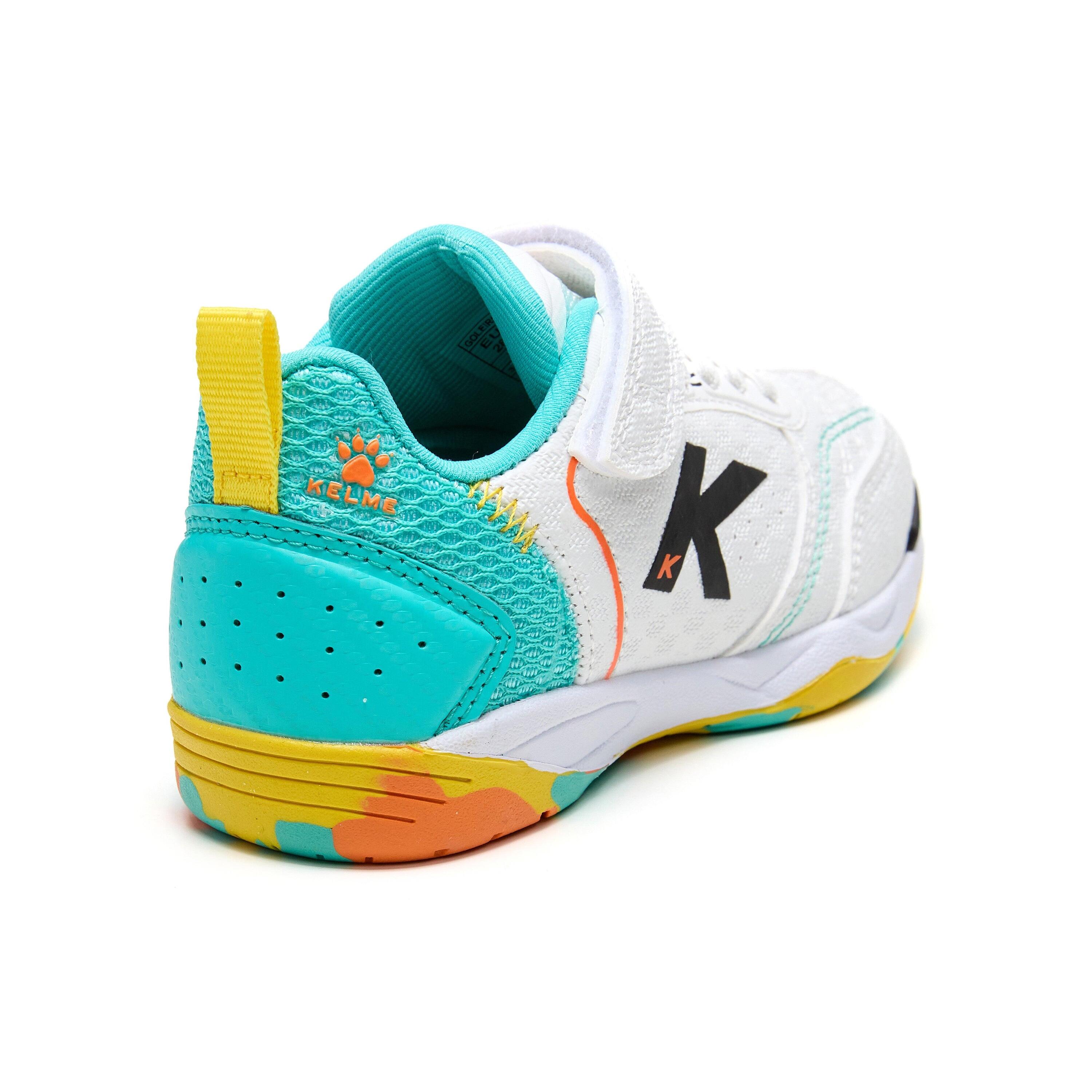 Kelme Zapatilla De Niño Goleiro Elastic Indoor Blanco Unisex Kids 3/5