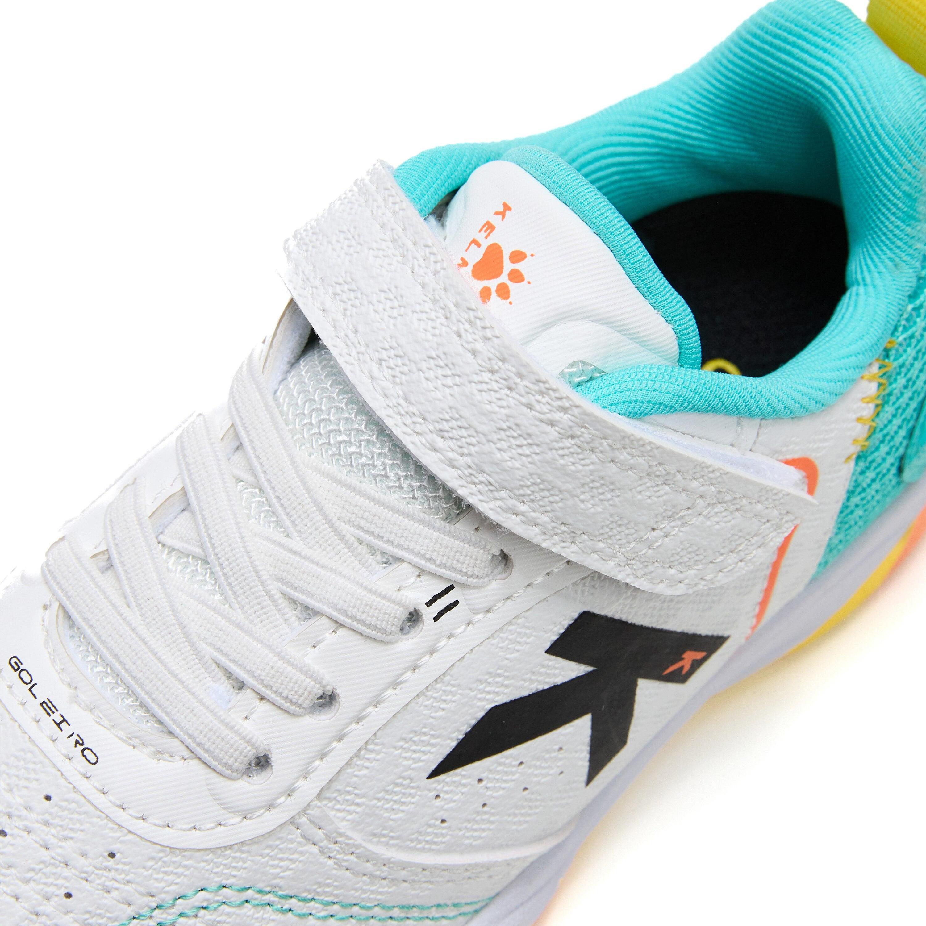 Kelme Zapatilla De Niño Goleiro Elastic Indoor Blanco Unisex Kids 2/5
