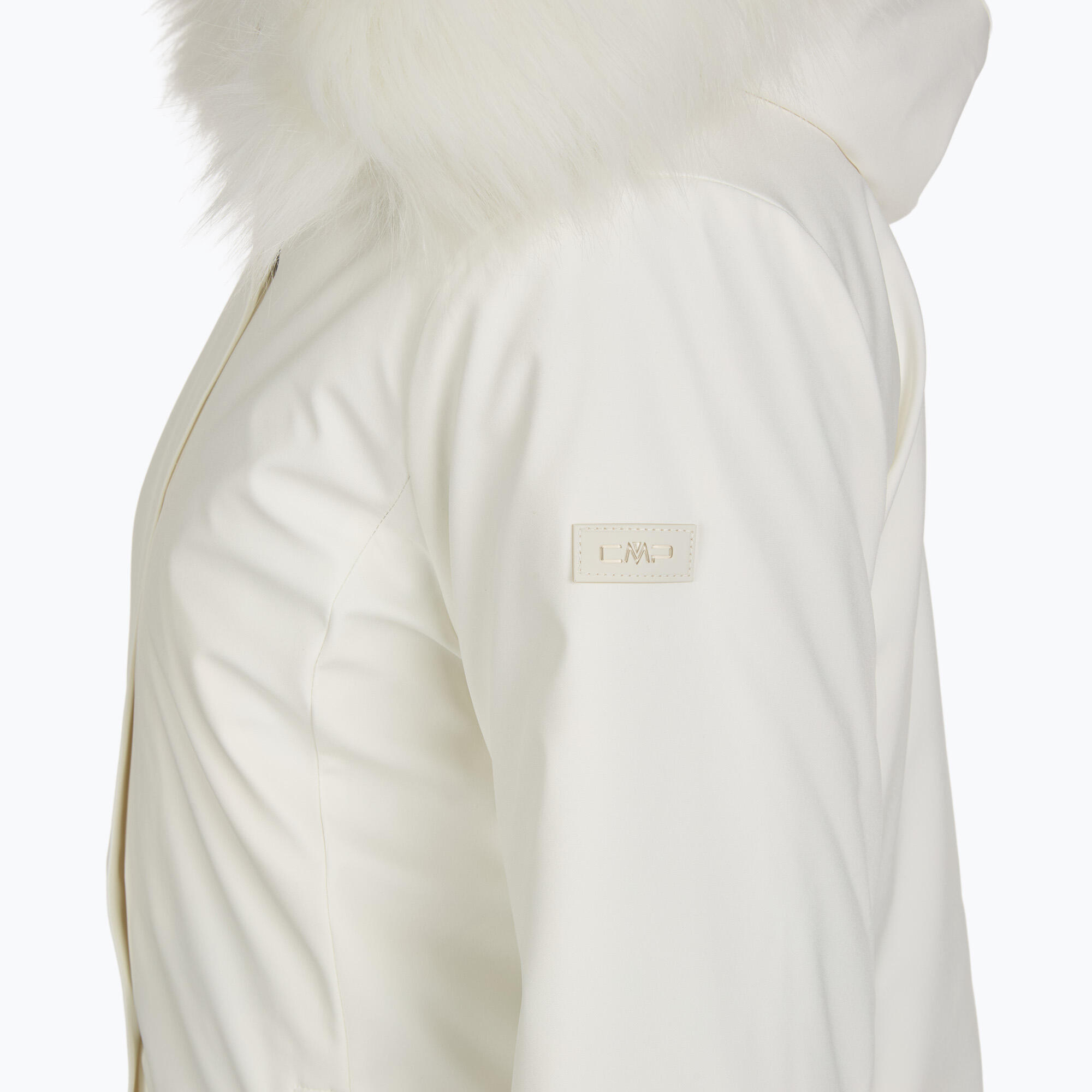 Veste matelassée femme CMP 35K3626F Zip Hood Fourrure synthétique 3/6