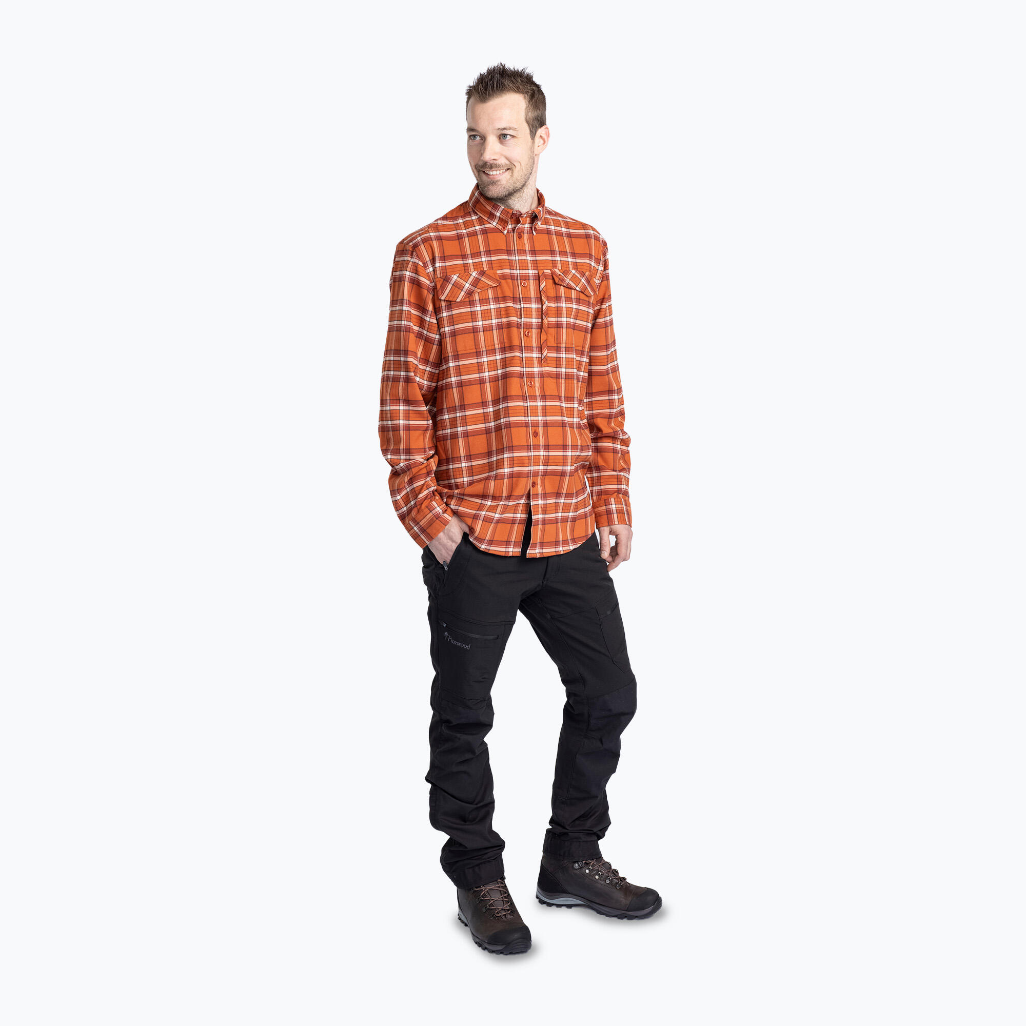 Chemise homme Pinewood Abisko Hiking Flanelle 2/7