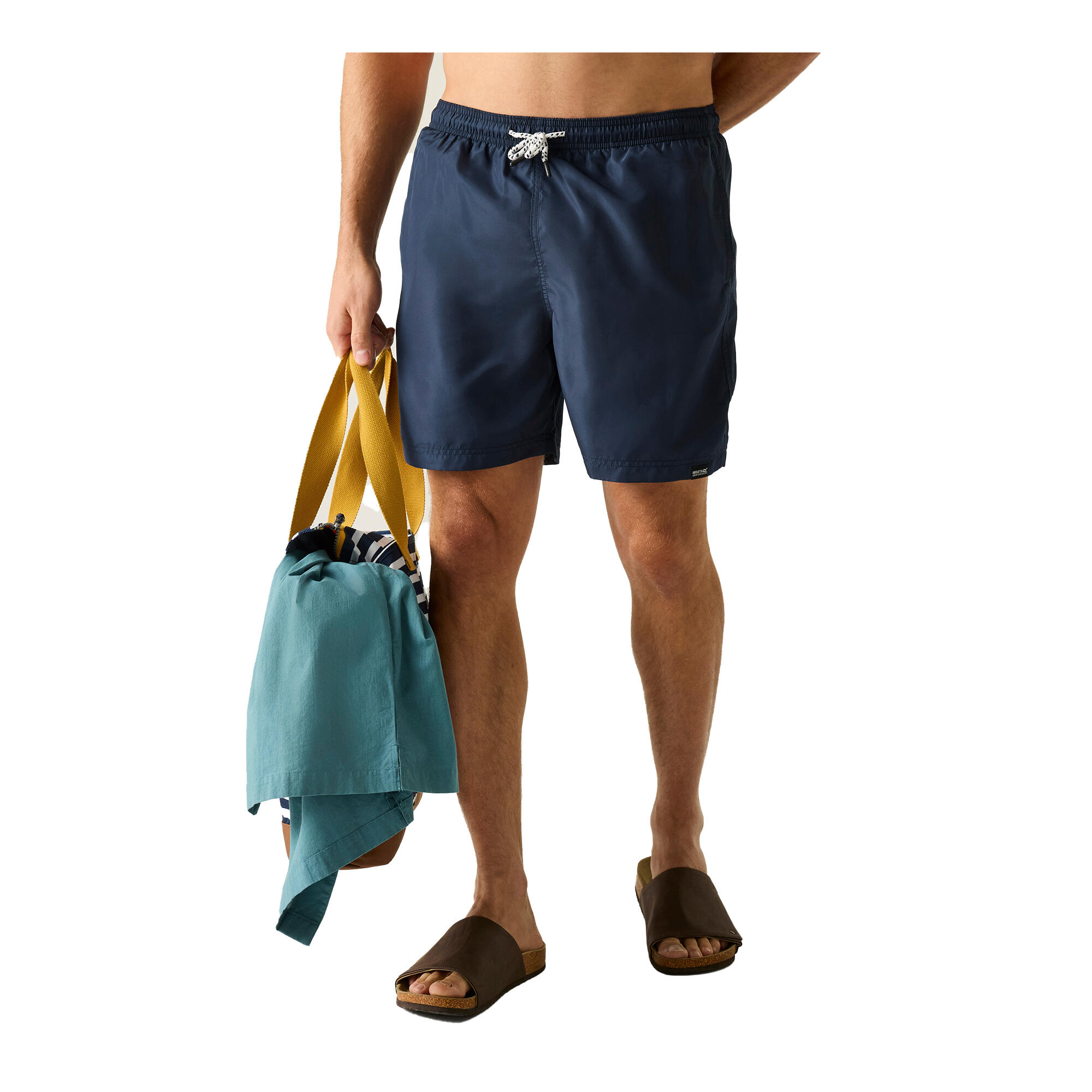 Short De Bain MACKLEYNA Homme (Bleu Marine) 4/5