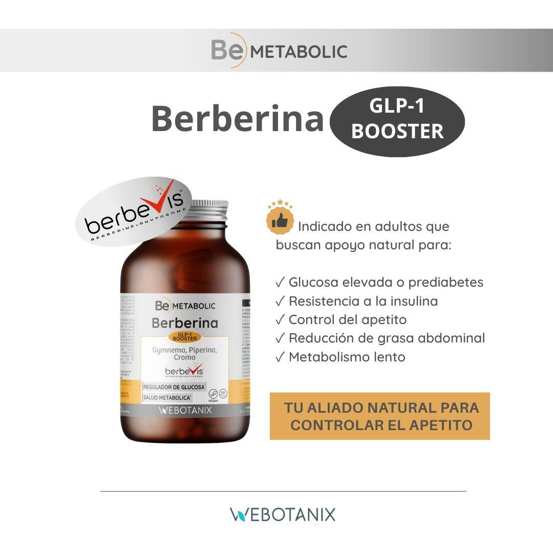 Berberina GLP-1 Booster 60 Cápsulas – Apoyo Metabólico y Control de Glucosa 5/6
