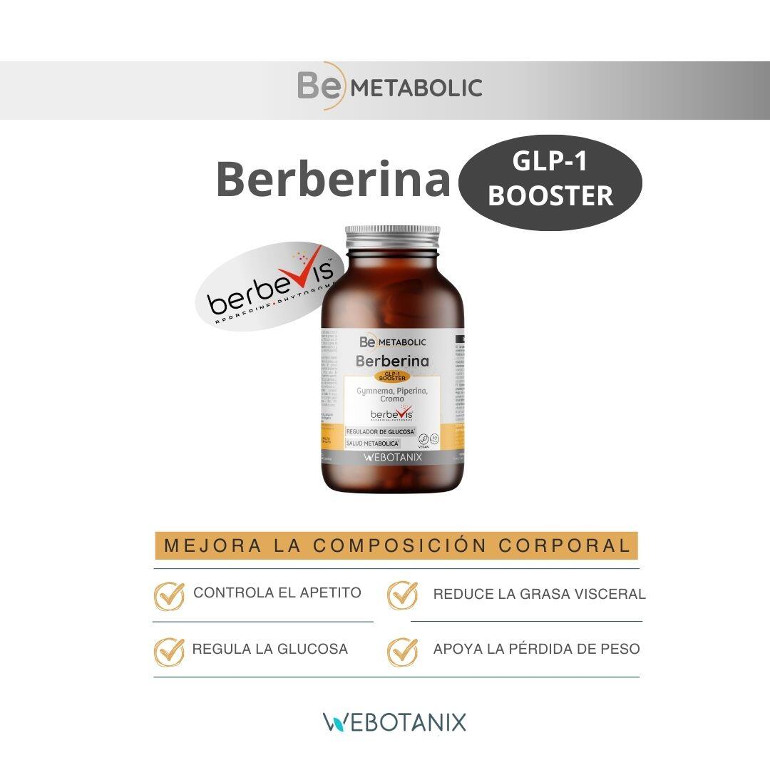 Berberina GLP-1 Booster 60 Cápsulas – Apoyo Metabólico y Control de Glucosa 4/6
