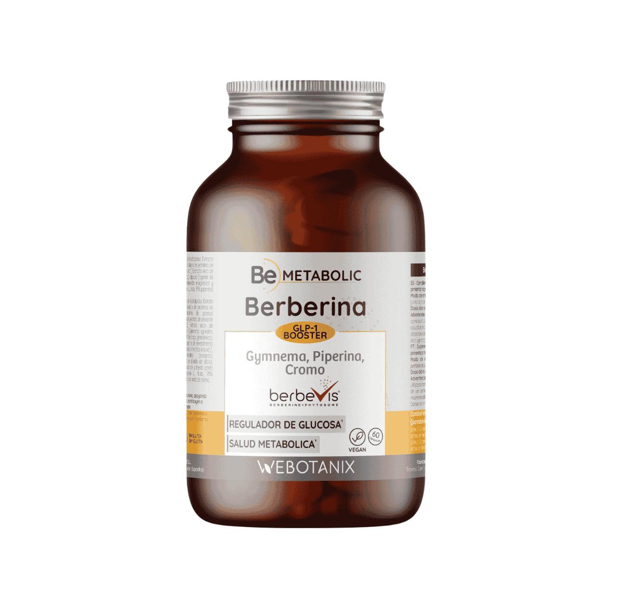 Berberina GLP-1 Booster 60 Cápsulas – Apoyo Metabólico y Control de Glucosa 1/6