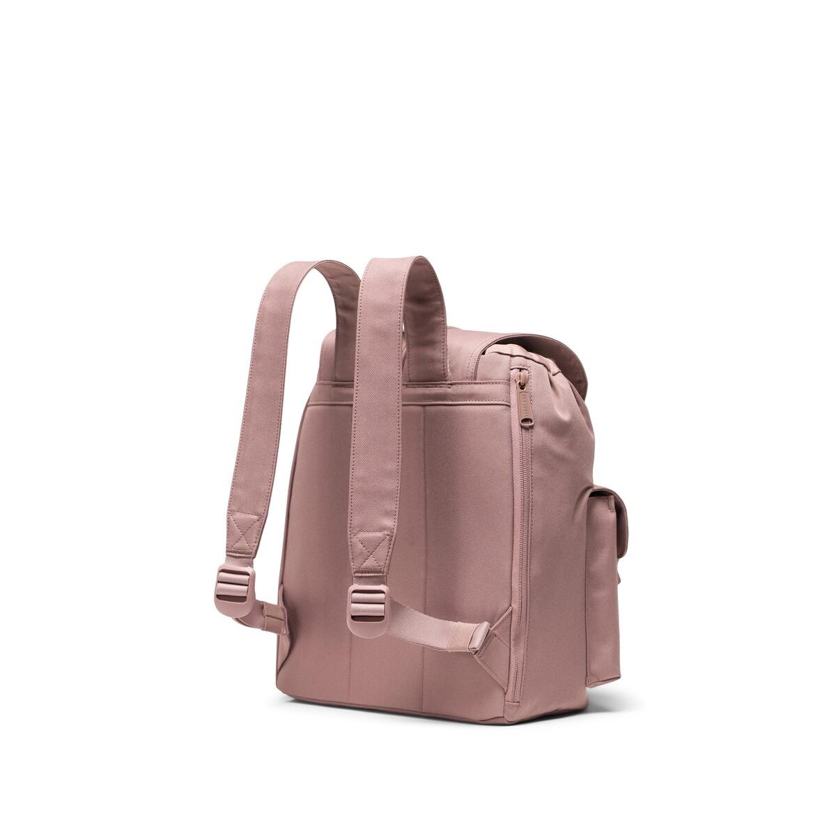Sac à dos en matières recyclées DAWSON SMALL 13L unisexe Vieux rose 3/4