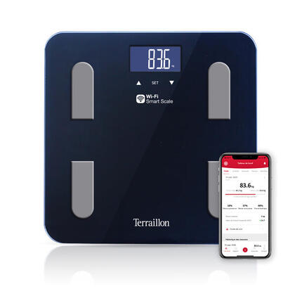 Pèse personne connecté, Wifi, Impédancemètre et IMC
