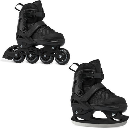Rolki Łyżwy Hokejowe Regulowane 2w1 Raven Oxen